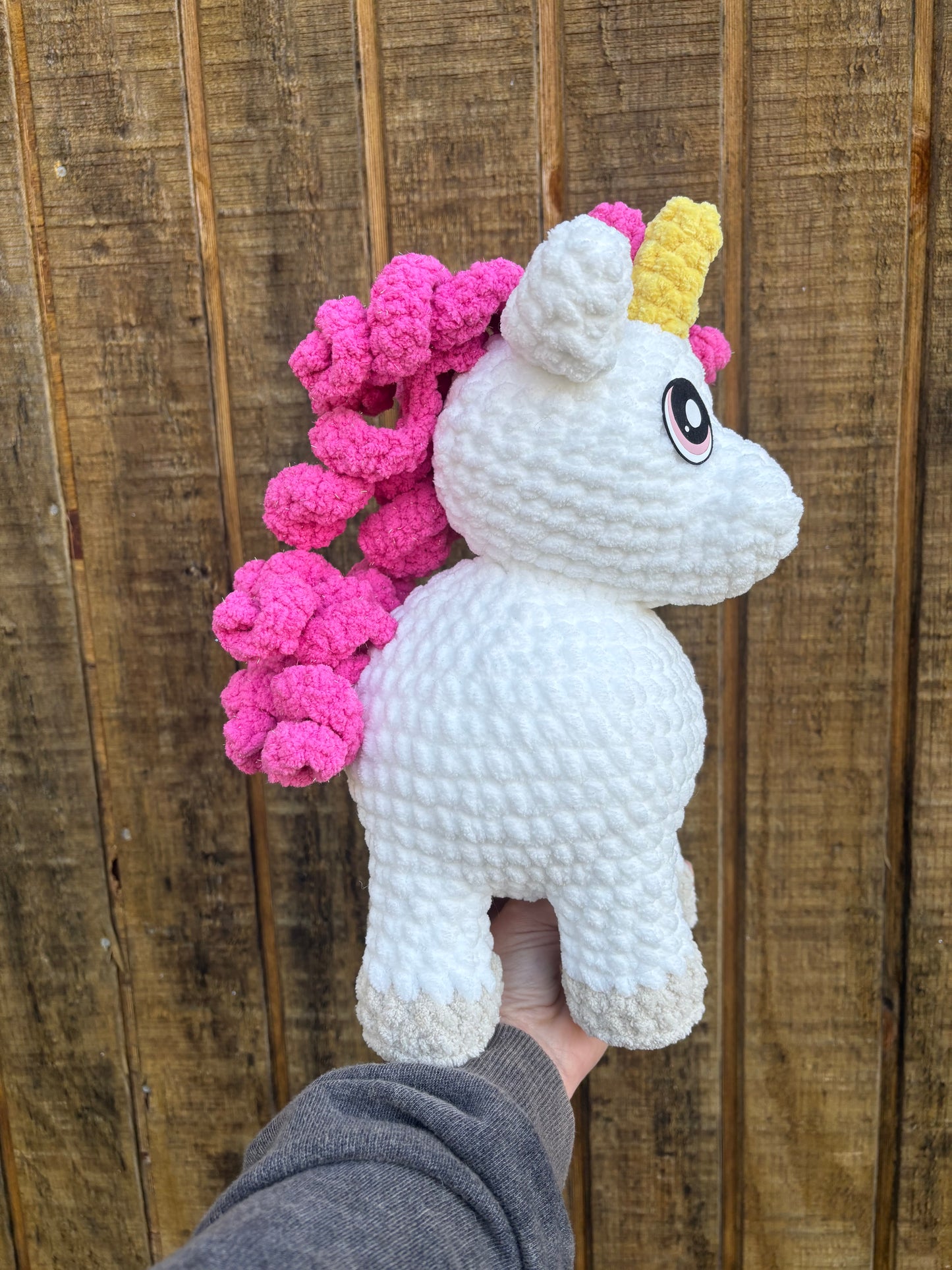 Large standing unicorn