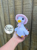 Geese with hat