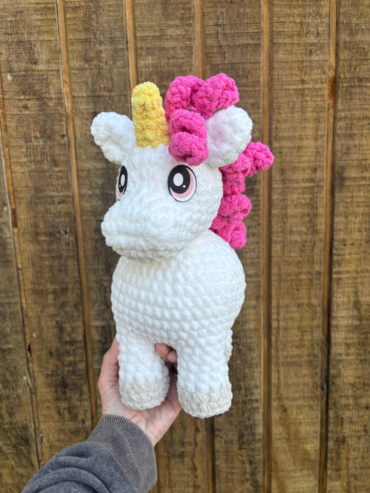 Large standing unicorn