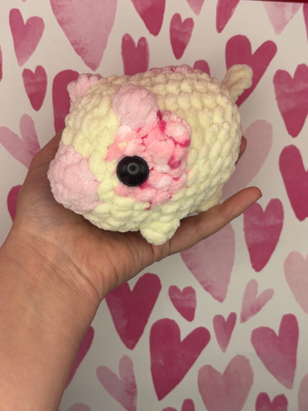 Small valentine cow