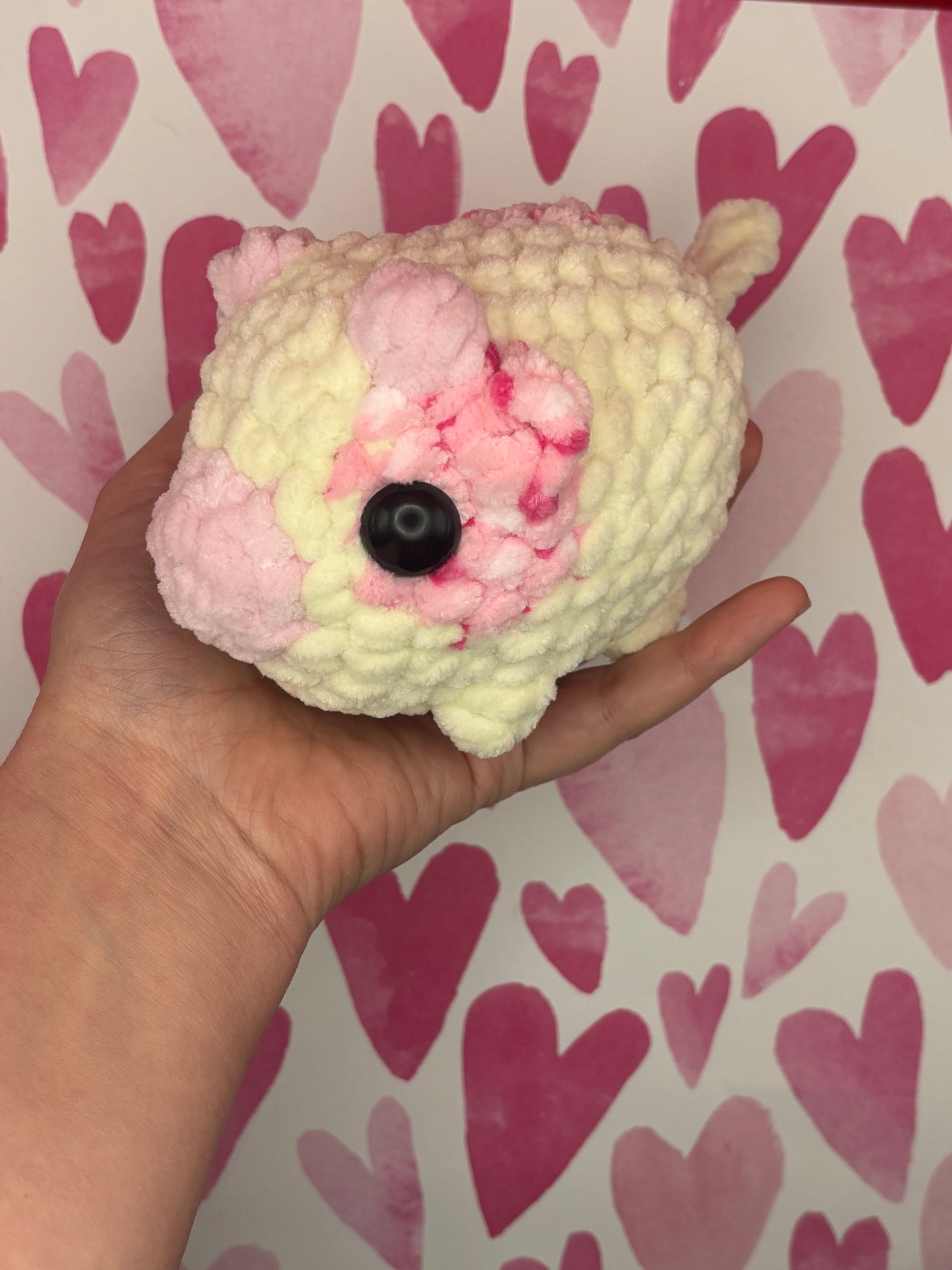 Small valentine cow