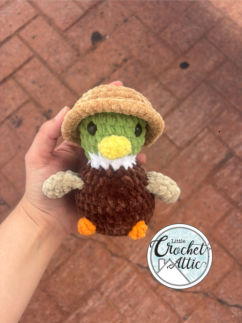 Mallard duck w/ hat