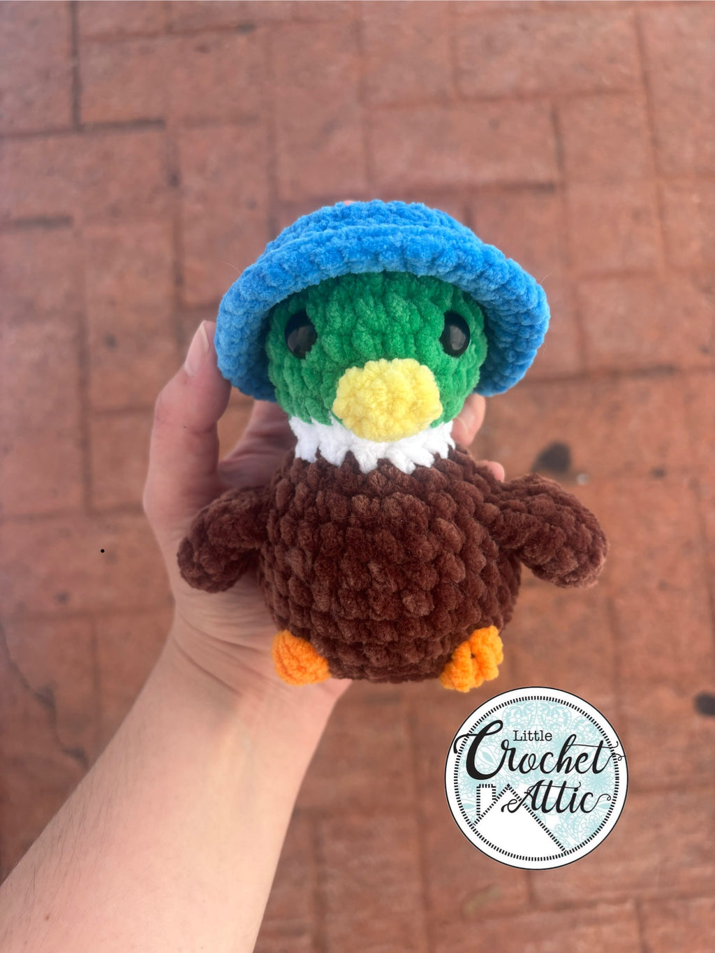 Mallard duck w/ hat