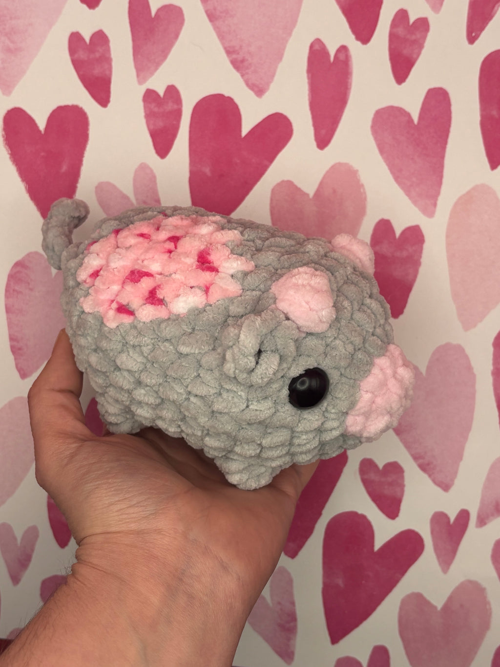 Small valentine cow