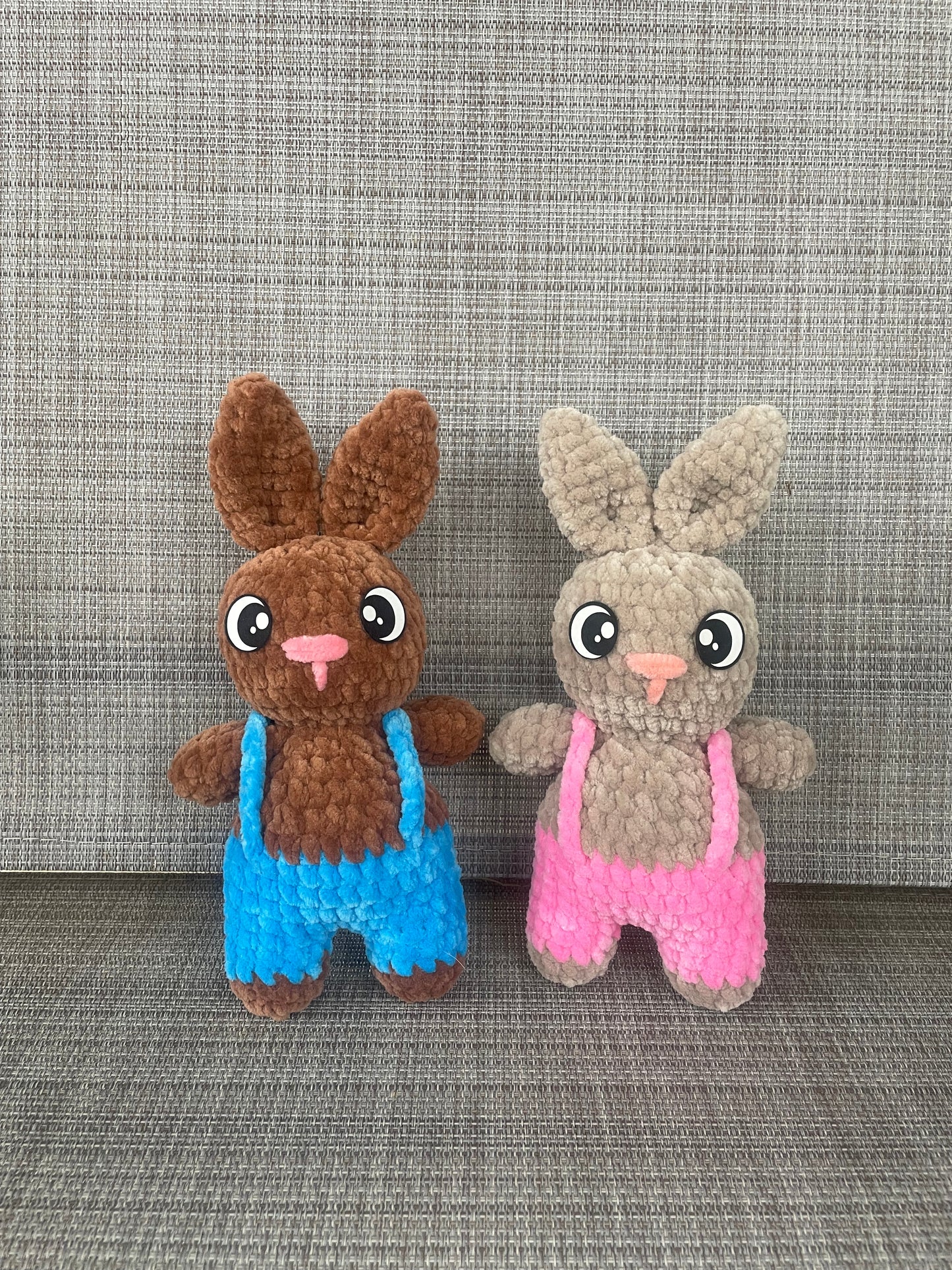 Bunnies with overalls